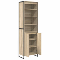 Produktbild för Höga Skåp Sonoma 60 x 36 x 200 cm Konstruerat trä