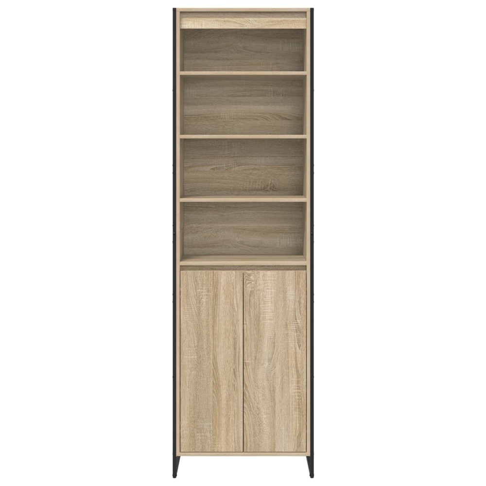 Produktbild för Höga Skåp Sonoma 60 x 36 x 200 cm Konstruerat trä