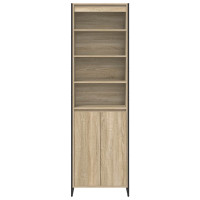 Produktbild för Höga Skåp Sonoma 60 x 36 x 200 cm Konstruerat trä