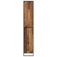 Produktbild för Höga Skåp Gammalt trä 60 x 36 x 200 cm Konstruerat trä