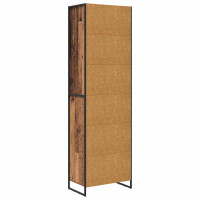 Produktbild för Höga Skåp Gammalt trä 60 x 36 x 200 cm Konstruerat trä