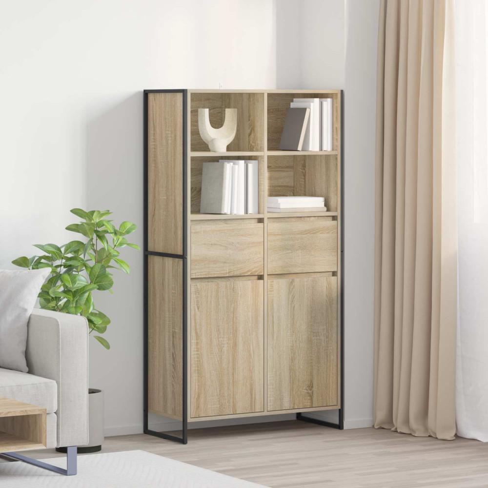 Produktbild för Sideboard Sonoma 81 x 36 x 150.5 cm Konstruerat trä