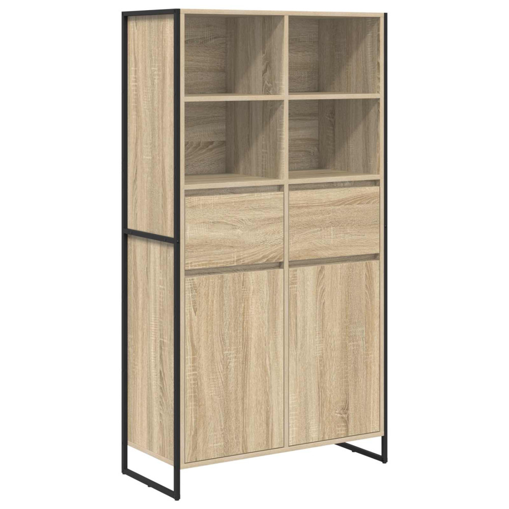 Produktbild för Sideboard Sonoma 81 x 36 x 150.5 cm Konstruerat trä