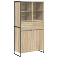 Produktbild för Sideboard Sonoma 81 x 36 x 150.5 cm Konstruerat trä