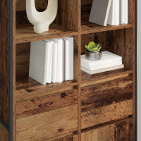 Produktbild för Sideboard Gammalt trä 81 x 36 x 150.5 cm Konstruerat trä