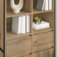 Produktbild för Sideboard 2 pcs Artisan Ek 81 x 36 x 150.5 cm Konstruerat trä