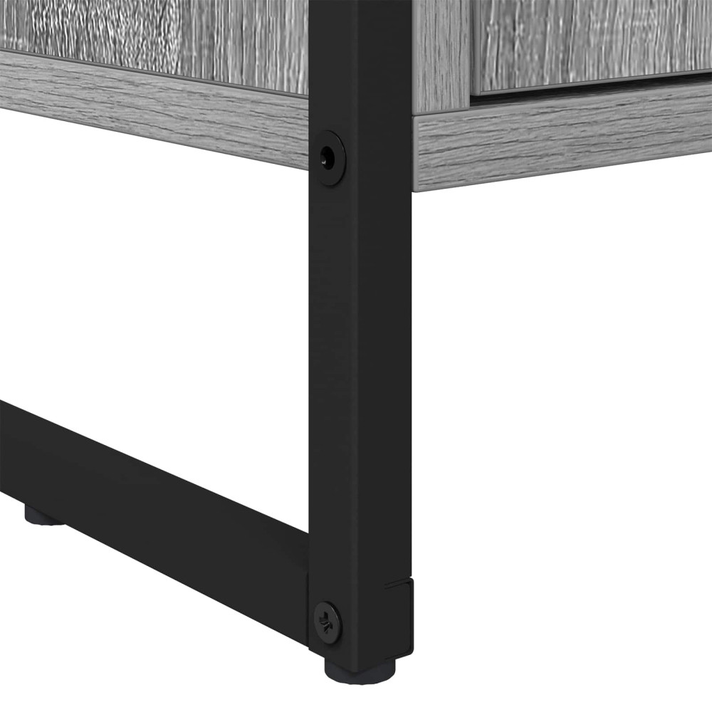 Produktbild för Höga Skåp Grå Sonoma 79 x 36 x 200 cm Konstruerat trä