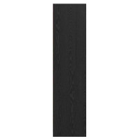 Produktbild för Garderob med hylla Svart Ek 50 x 30 x 200 cm Konstruerat trä
