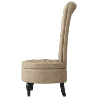 Produktbild för Slipperfåtölj Ljusgrå 56,5 x 70 x 110 cm Faux Mockaläder