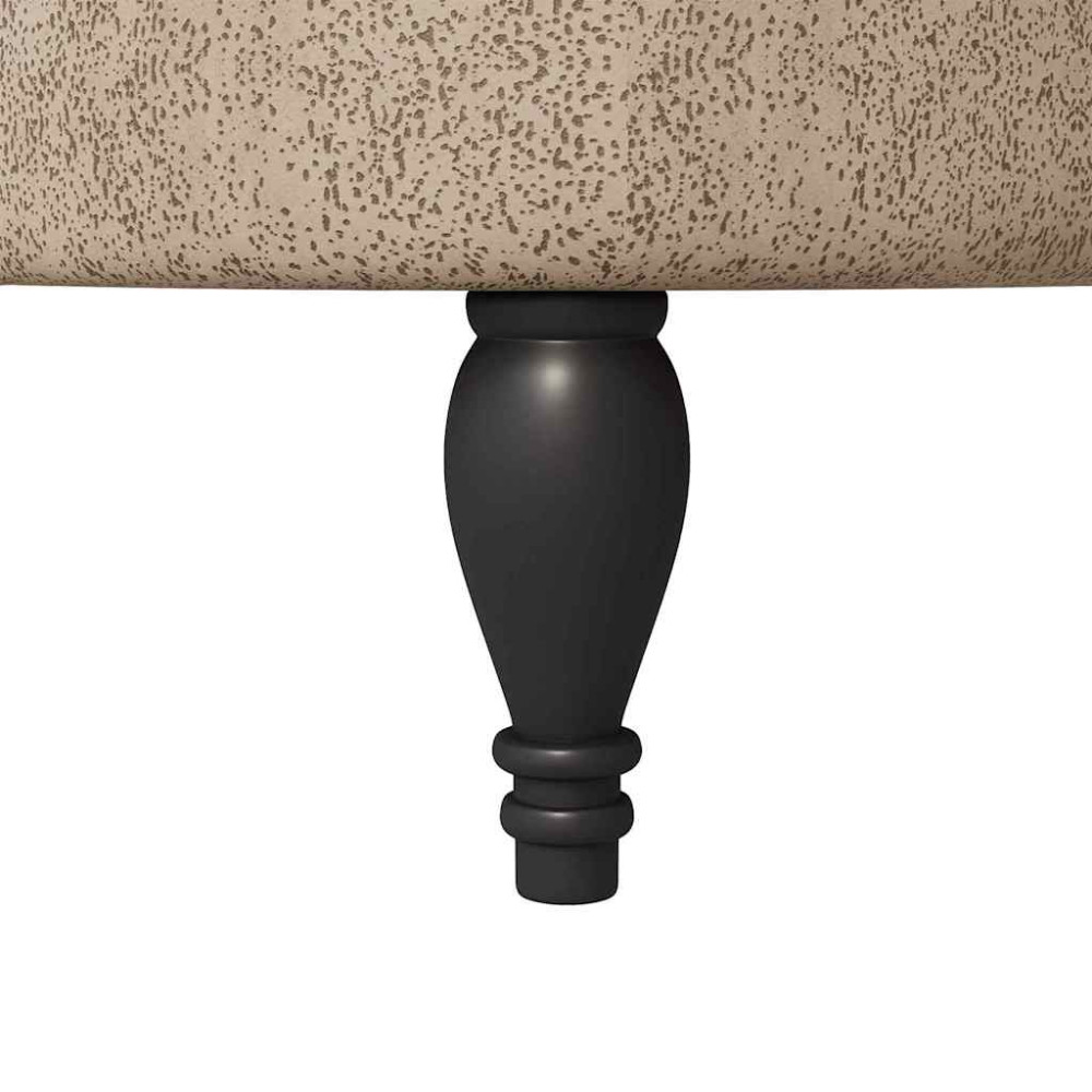 Produktbild för Slipperfåtölj Ljusgrå 56,5 x 70 x 110 cm Faux Mockaläder