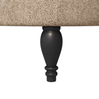 Produktbild för Slipperfåtölj Ljusgrå 56,5 x 70 x 110 cm Faux Mockaläder