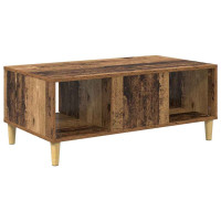 Produktbild för Kaffeebord Gammalt trä 90 x 50 x 26.5 cm Konstruerat trä