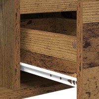 Produktbild för Kaffeebord Gammalt trä 90 x 50 x 26.5 cm Konstruerat trä
