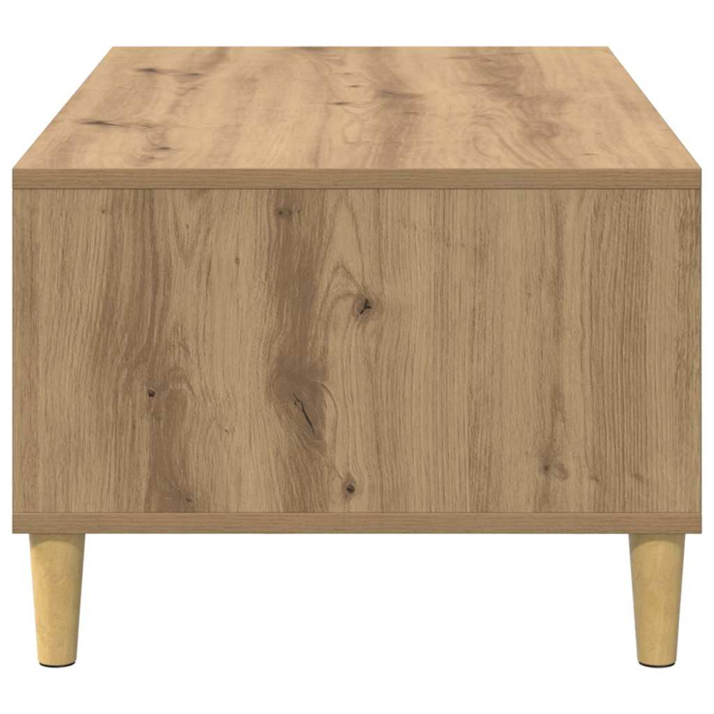 Produktbild för Kaffeebord Artisan Ek 90 x 50 x 26.5 cm Konstruerat trä