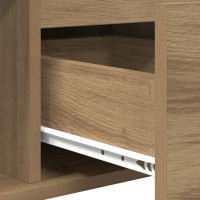 Produktbild för Kaffeebord Artisan Ek 90 x 50 x 26.5 cm Konstruerat trä