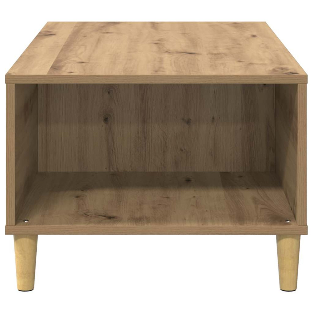 Produktbild för Kaffeebord med låda Artisan Ek 90 x 50 x 35 cm Konstruerat trä