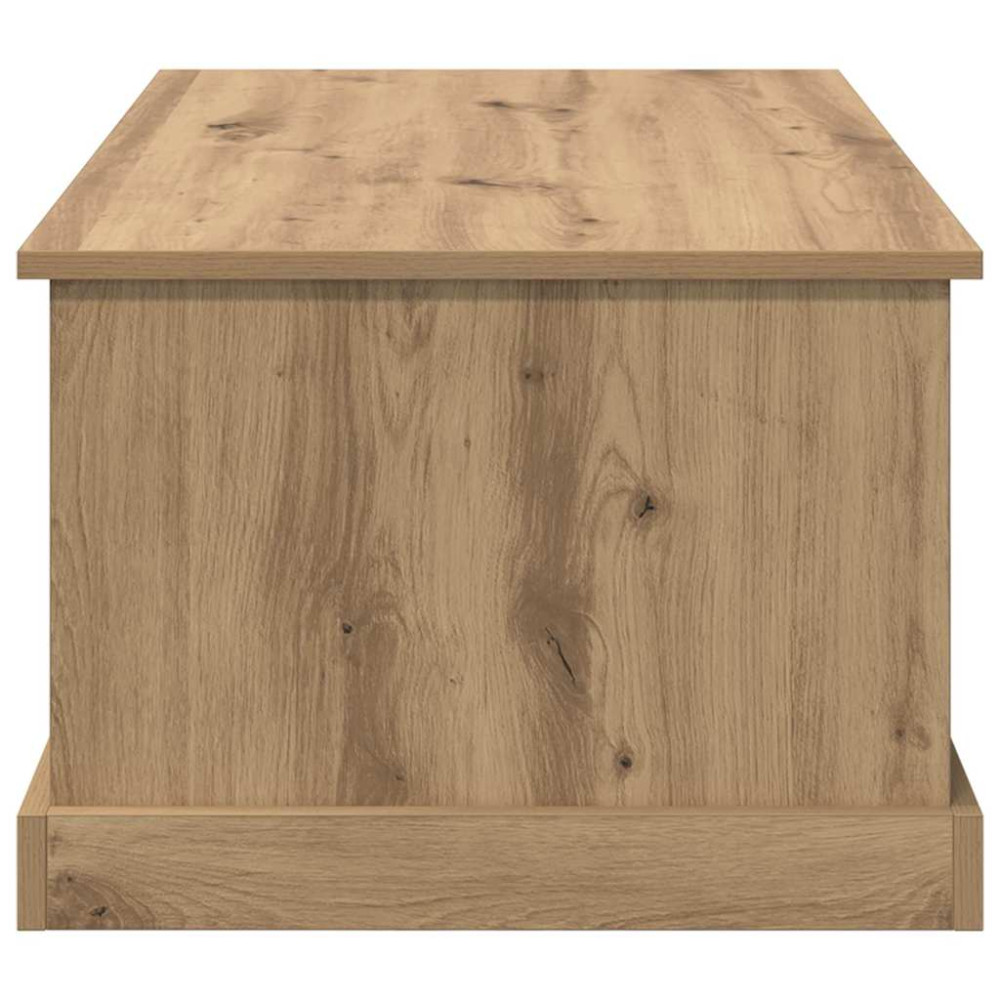 Produktbild för Kaffeebord med låda Artisan Ek 90 x 50 x 35 cm Konstruerat trä