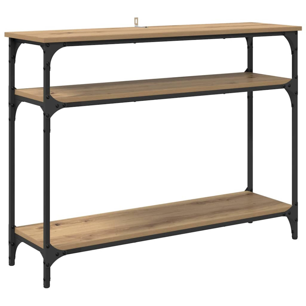 Produktbild för Konsolbord Artisan Ek 100 x 29 x 75 cm Konstruerat trä