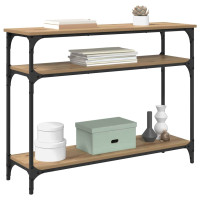 Produktbild för Konsolbord Artisan Ek 100 x 29 x 75 cm Konstruerat trä