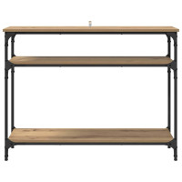 Produktbild för Konsolbord Artisan Ek 100 x 29 x 75 cm Konstruerat trä