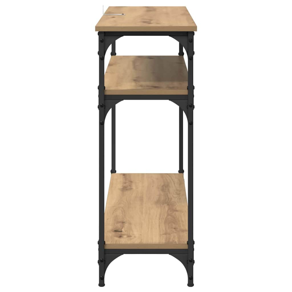 Produktbild för Konsolbord Artisan Ek 100 x 29 x 75 cm Konstruerat trä