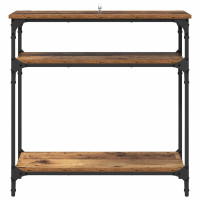Produktbild för Konsolbord Gammalt trä 75 x 29 x 75 cm Konstruerat trä