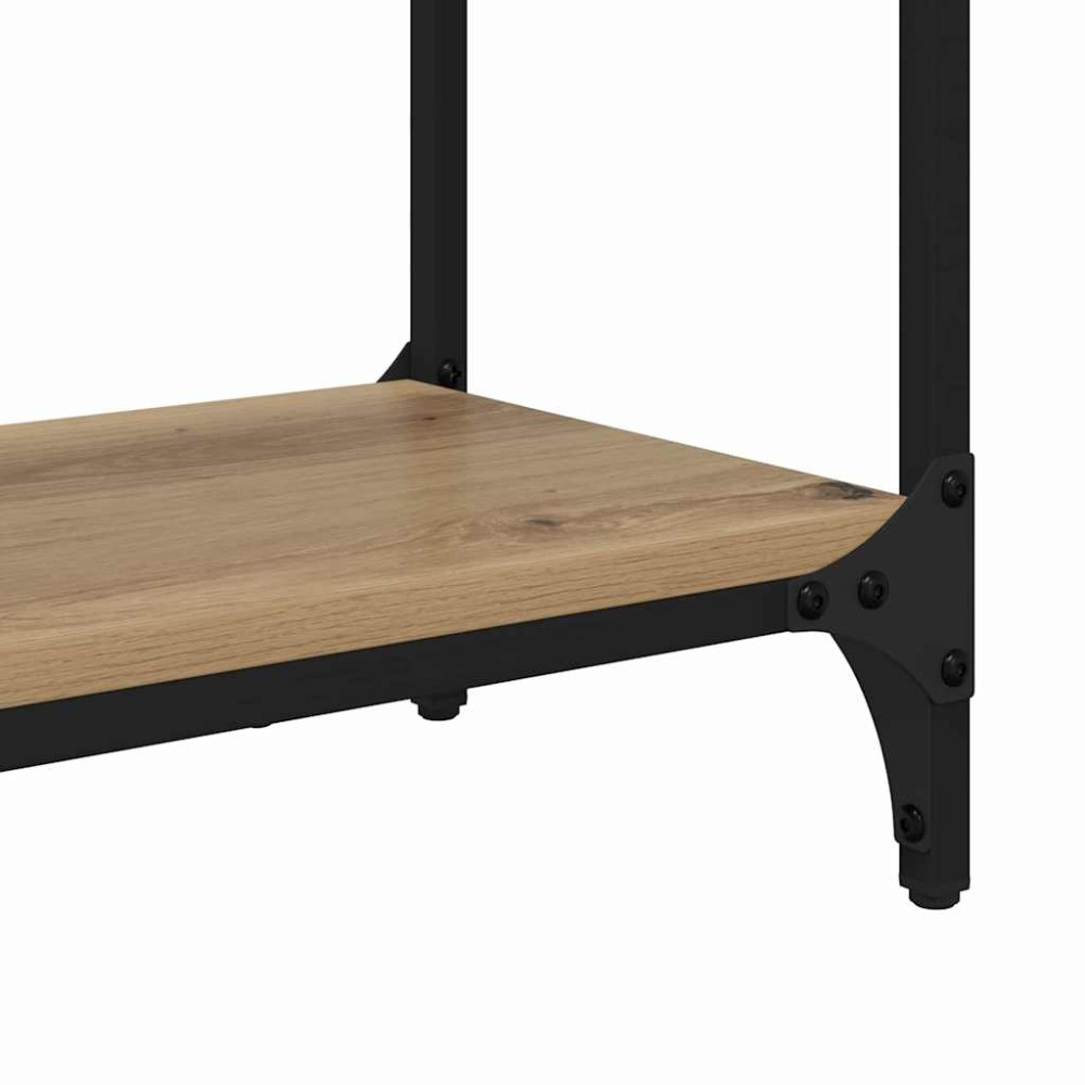 Produktbild för Konsolbord med hylla Artisan Ek 75 x 29 x 75 cm Konstruerat trä