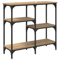 Produktbild för Konsolbord med hylla Artisan Ek 80 x 29 x 75 cm Konstruerat trä