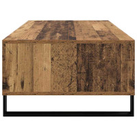 Produktbild för Kaffeebord Gammalt trä 104 x 60 x 35 cm Konstruerat trä