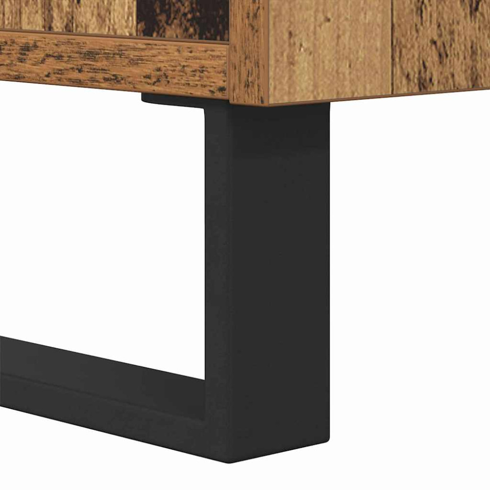Produktbild för Kaffeebord Gammalt trä 104 x 60 x 35 cm Konstruerat trä