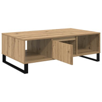 Produktbild för Kaffeebord Artisan Ek 104 x 60 x 35 cm Konstruerat trä