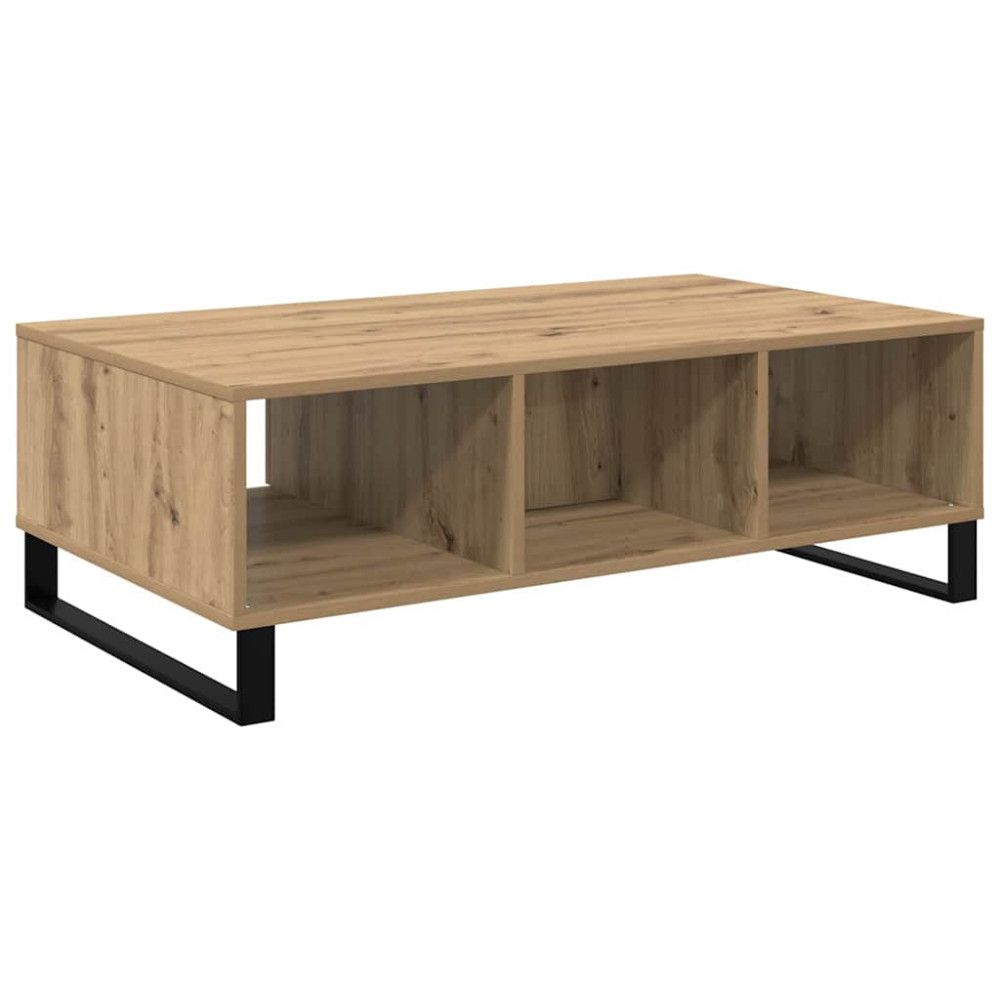 Produktbild för Kaffeebord Artisan Ek 104 x 60 x 35 cm Konstruerat trä