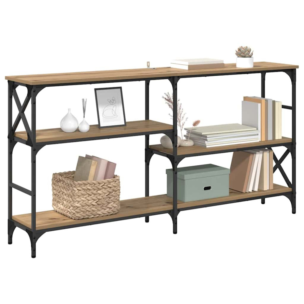 Produktbild för Konsolbord Artisan Ek 150 x 29 x 76,5 cm Konstruerat trä
