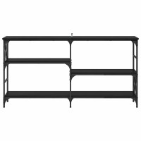 Produktbild för Konsolbord Svart Ek 150 x 29 x 76,5 cm Konstruerat trä