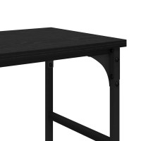 Produktbild för Konsolbord Svart Ek 150 x 29 x 76,5 cm Konstruerat trä