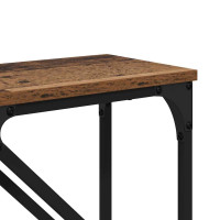 Produktbild för Konsolbord 2 pcs Gammalt trä 100 x 28 x 75 cm Konstruerat trä