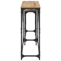 Produktbild för Konsolbord 2 pcs Artisan Ek 100 x 28 x 75 cm Konstruerat trä