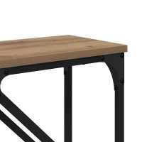 Produktbild för Konsolbord 2 pcs Artisan Ek 100 x 28 x 75 cm Konstruerat trä
