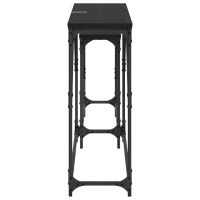 Produktbild för Konsolbord 2 pcs Svart Ek 100 x 28 x 75 cm Konstruerat trä