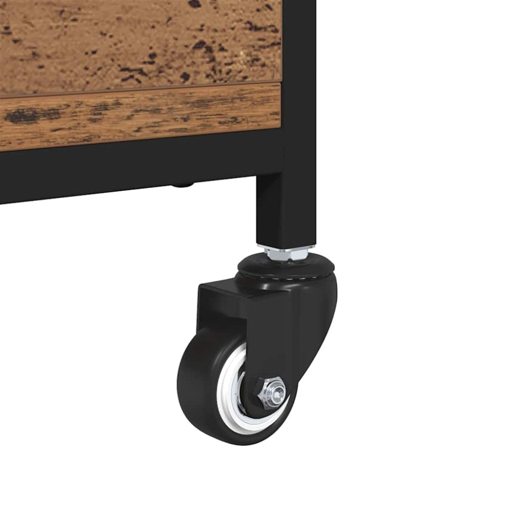 Produktbild för Kaffeebord Gammalt trä 91 x 55 x 32 cm Konstruerat trä