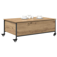 Produktbild för Kaffeebord Artisan Ek 91 x 55 x 32 cm Konstruerat trä