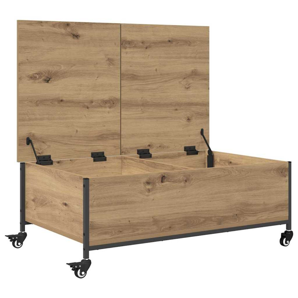 Produktbild för Kaffeebord Artisan Ek 91 x 55 x 32 cm Konstruerat trä