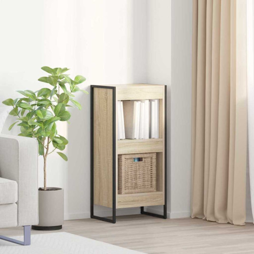 vidaXL Bokskåp Sonoma 40 x 30 x 86,5 cm Konstruerat trä