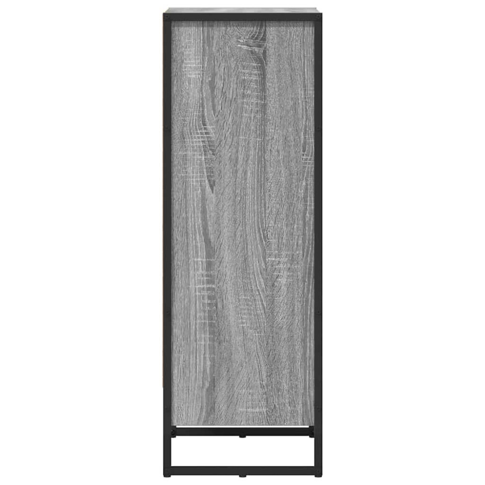 Produktbild för Bokskåp Grå Sonoma 40 x 30 x 86,5 cm Konstruerat trä