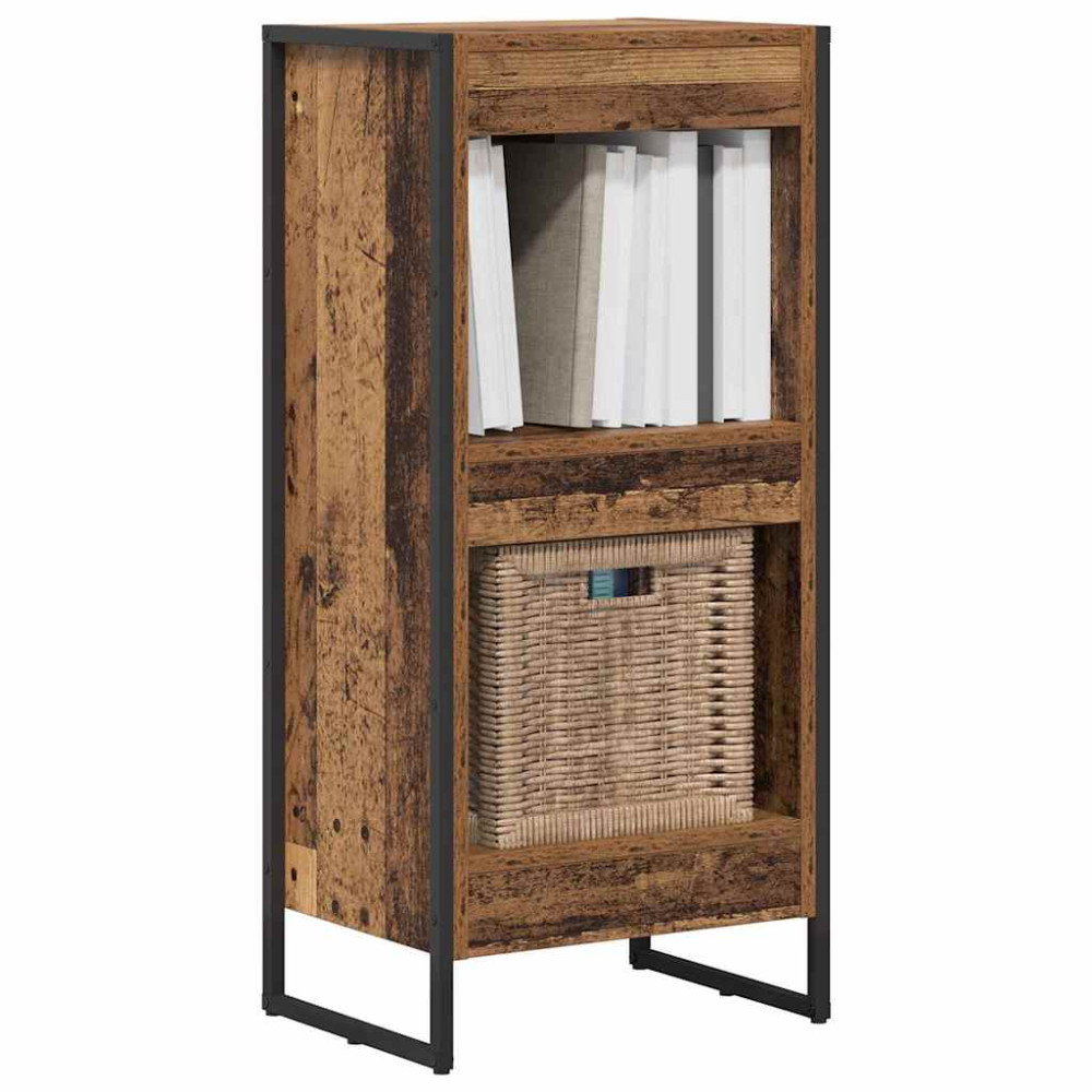 Produktbild för Bokskåp Gammalt trä 40 x 30 x 86,5 cm Konstruerat trä