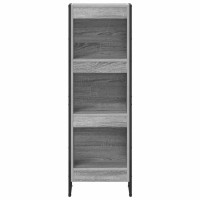 Produktbild för Bokskåp Grå Sonoma 40 x 30 x 121 cm Konstruerat trä