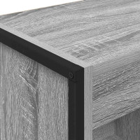 Produktbild för Bokskåp Grå Sonoma 40 x 30 x 121 cm Konstruerat trä