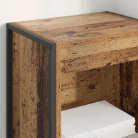 Produktbild för Bokskåp Gammalt trä 40 x 30 x 121 cm Konstruerat trä
