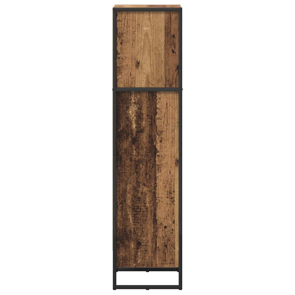 Produktbild för Bokskåp Gammalt trä 40 x 30 x 121 cm Konstruerat trä