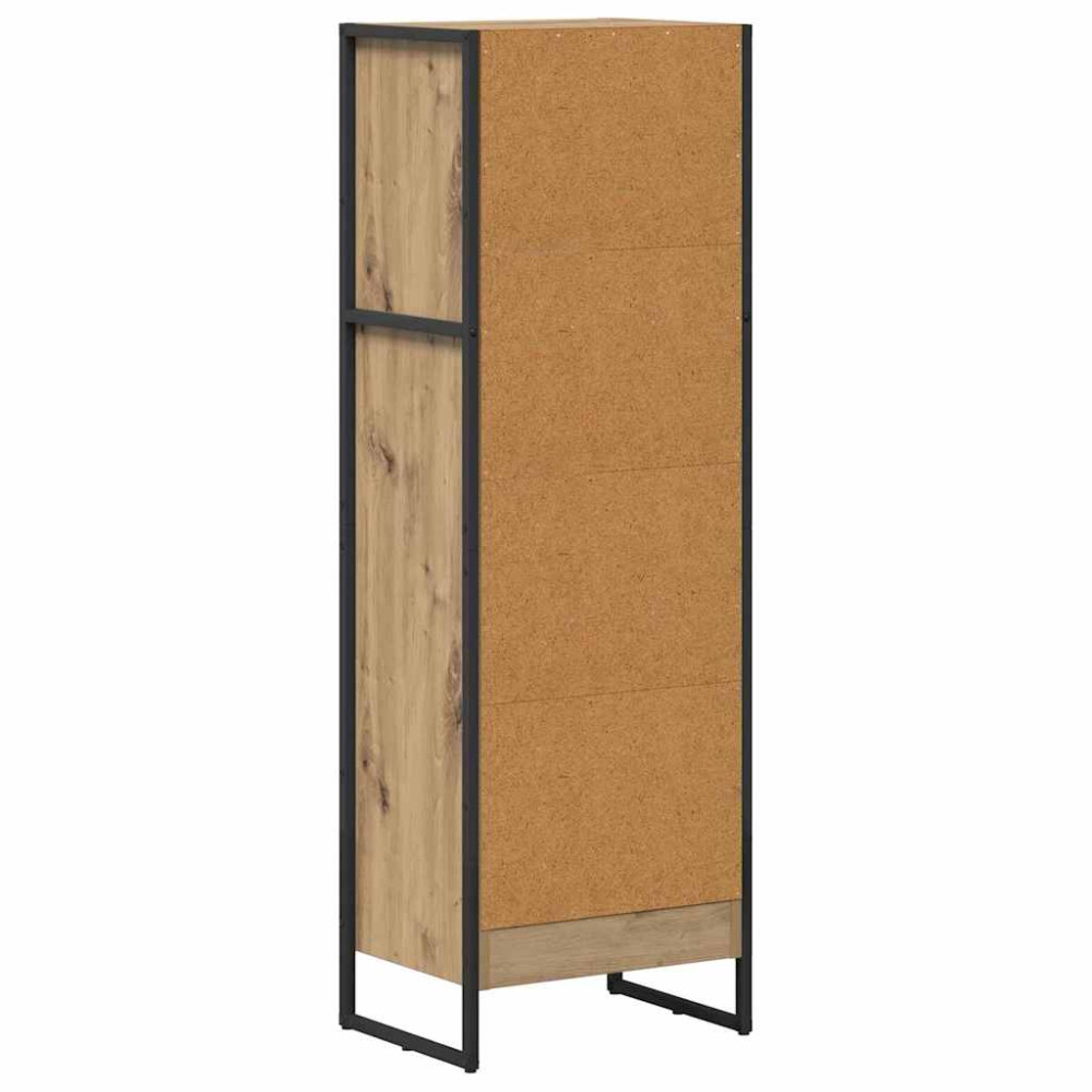 Produktbild för Bokskåp Artisan Ek 40 x 30 x 121 cm Konstruerat trä